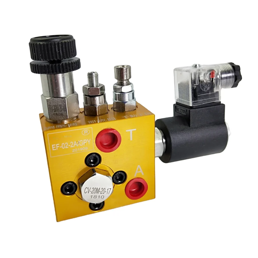 Hydraulic Lift Combination Valve ET Series EF-02-AC220V EF-02-DC24V EF-02-2A/GPY